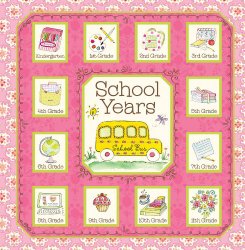 School Years Book Girl Album Bus Pink Dena Designs