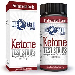 Advanced Ketone Test Strips 100 count – Professional Grade for Ketosis, Atkins, Ketogenic, and Paleo Diet