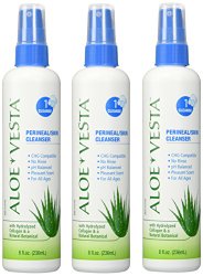 Aloe Vesta® Perineal/Skin Cleanser , 8 oz Bottle – Pack of 3