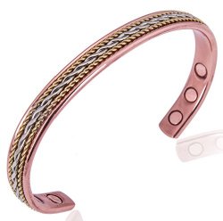 Attractive Copper Magnetic Bracelet for Women – Arthritis Pain Relief Aid