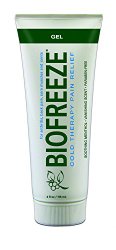 Biofreeze Pain Reliever Gel, 4 Ounce Tube, Original Green Formula