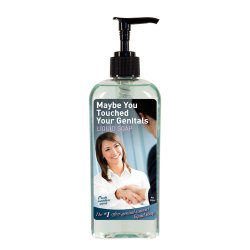 BlueQ Maybe You Touched Your Genitals Liquid Hand Soap 8 oz 236 ml