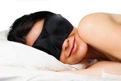Dream Essentials Sweet Dreams (TM) Lightweight Contoured Sleep Mask Kit with Earplugs, Travel Pouch, and Black Eye Mask