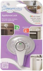 Dreambaby Swivel Appliance Lock W/ E-Z Indicator Single Pack- Silver
