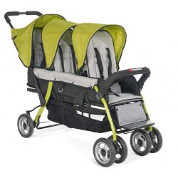 Foundations Baby Infant Carrier Trio Sport Tandem Stroller-Lime