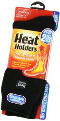 Heat Holders Thermal Socks, Women’s Original, US Shoe Size 5-9, Black