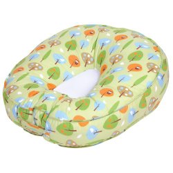 Leachco Podster Sling-Style Baby Lounger in Green Forest Frolics