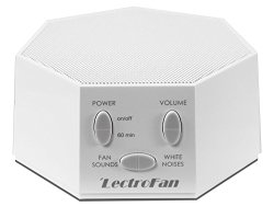 LectroFan – Fan Sound and White Noise Machine – White (FFP)
