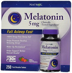 Natrol® Melatonin 5 Mg, 250 Fast Dissolve Tablets Strawberry Flavor
