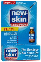 New-Skin Liquid Bandage, First Aid Liquid Antiseptic, 1 Ounce Bottle