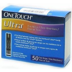 One Touch Ultra Test Strips  50 CT Int 3 Language:English, Spanish, Portuguese