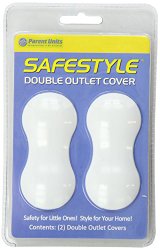 Parent Units SafestyleDouble Outlet Cover, 2-Count