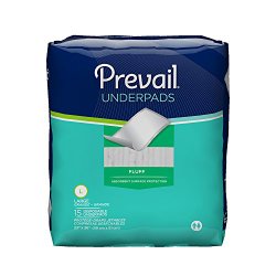 Prevail Fluff Large Underpad, 15 Count (Pack of 10)