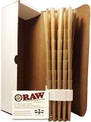 RAW Pre-Rolled Cones With Filter (200 Pack) Pure Raw Hemp