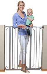 Regalo Deluxe Easy Step Extra Tall Gate, Platinum