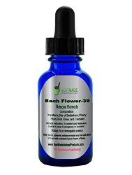 Rescue Remedy Bach Flower-39 Homeopathic Stress Reliever All-natural Relaxation and Sleep Serum-50% Bigger Bottle.