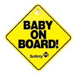 Safety 1st “Baby On Board” Sign, 2-Pack