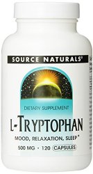 Source Naturals L-Tryptophan 500mg, 120 Capsules