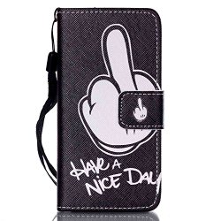 Urberry Ipod Touch 5/ Touch 6 Case, Fashion Wallet Case for Touch 5/ Touch 6, Nice Day Case with a Free Stylus