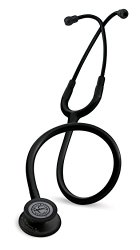 3M Littmann Classic III Stethoscope, Black Edition Chestpiece, Black Tube, 27 inch, 5803