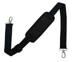 Adjustable Padded Replacement Shoulder Strap with Metal Swivel Hooks for Messenger, Laptop, Camera, Duffle Bags & More