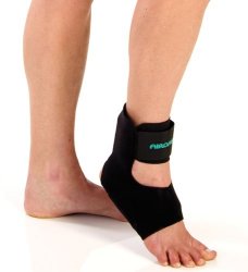 Aircast AirHeel Ankle Support Brace with Stabilizers, Medium