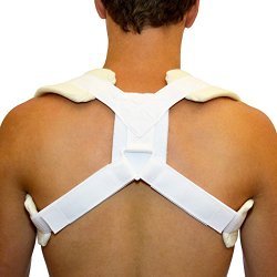 BraceAbility Figure 8 Clavicle Brace & Posture Support Strap – Large