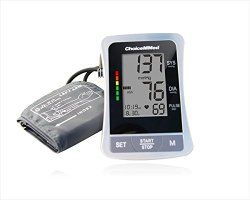 ChoiceMMed Auto Digital Upper Arm Type Blood Pressure Monitor with Color Code Indicator