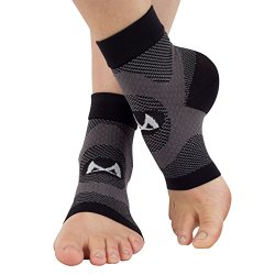 Compression Foot Sleeve for Plantar Fasciitis Treatment and Foot and Ankle Support (Small)