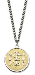 Elegant Medical ID Pendant with Chain designed by MedicAlert® “Diabetes, Diabetic” (30 Inches)