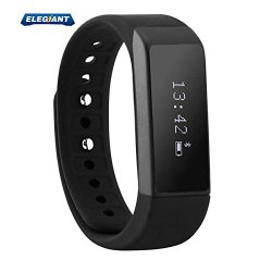 ELEGIANT Wireless Fitness Pedometer Tracker Bluetooth Sports Bracelet Activity Tracker with Steps counter Sleep Monitoring Calories Track for Sports Fitness Gift