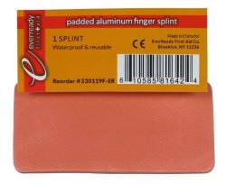 Ever Ready First Aid Padded Aluminum Finger Splints- 10 Pack