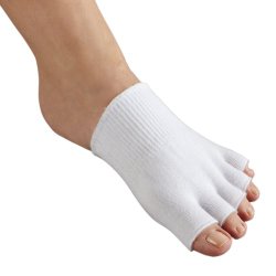 FootSmart Gel-Lined Compression Toe Separating Socks, Pair