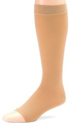 Futuro Therapeutic Support Knee High, Large, Beige, Firm, Open Toe-Reinforced Heel, 1 Pair Box