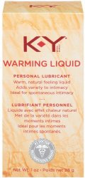 K-Y Warming Warming Liquid Personal Lubricant – 1 oz