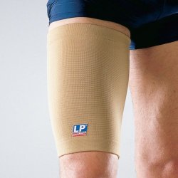LP Four-Way Stretch Thigh Support (Unisex; Tan), X-Large