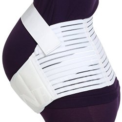 Maternity Belt – NEOtech Care ( TM ) Brand – Pregnancy Support – Waist / Back / Abdomen Band, Belly Brace – White Color – Size M