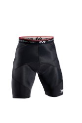 McDavid 8200 Cross Compression Shorts with Hip Spica, Black, Medium