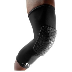 McDavid Pair Teflx Leg Sleeves, X-Large, Black