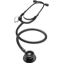 MDF® Dual Head Lightweight Stethoscope – All Black (MDF747-BO)