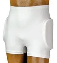Medline Hip Protector Undergarment – Medium, 35-43 Inch Waist, White