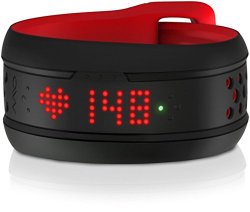 Mio FUSE Heart Rate Training + Activity Tracker, Crimson, Large