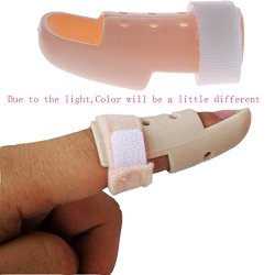 New Mallet DIP Finger Support Brace Splint Joint Protection Injury Plastic 01 48-53mm