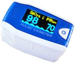 Octivetech 300PN BLUE Pediatric Finger Pulse Oximeter, Blue