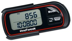 OneTweak pedometer for walking! Short on ‘fancy’; high on quality! Great holiday gift for kids, ‘oldsters’, and everyone in-between!