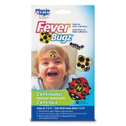 Physio Logic Fever-Bugz Stick-On Fever Indicator 8 count