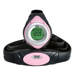 Pyle Sports PHRM38PN Heart Rate Monitor Watch with Minimum, Average Heart Rate, Calories, Target Zones, Pink