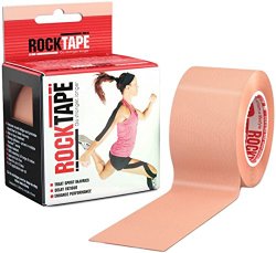 Rocktape Kinesiology Tape for Athletes – 2 Inch x 16.4 Feet (Beige)