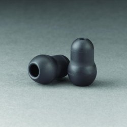 Snap-Tight Soft-Sealing Ear Tips Small/Black/Qty 2