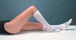 Stockings Knee Open toe Large Regular White – 7203 Covidien